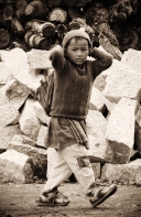 Schoolboy. Chitkul, Himalayas.