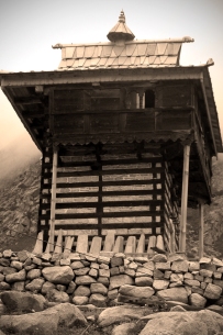 The King's house. Chitkul, Himalayas.